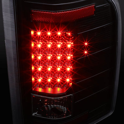 D-Motoring - Tail lights - LED - Black Housing - Clear lens - Plug-n-Play - Pair - Chevy Silverado 1500 / 2500 HD / 3500 HD / GMC Sierra 1500 / 2500 HD / 3500 HD - 3