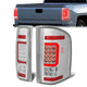 LED Red C-Bar Tail Lights(Chrome)<br>07-14 Chevy Silverado 1500 2500HD 3500HD