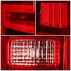 D-Motoring - 14-17 Chevy Silverado/GMC Sierra  Tail Lights - 3D LED Bar - Chrome Housing - Red Lens - Plug-n-play - Pair - 5