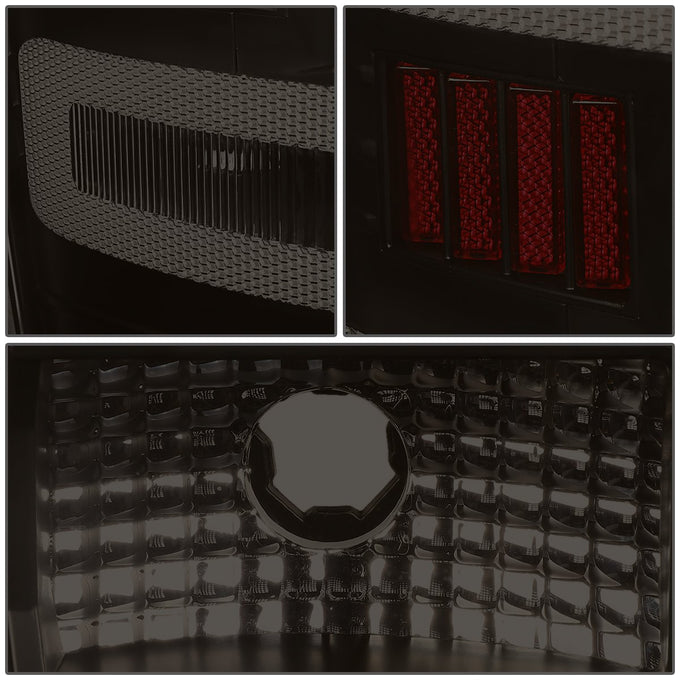 D-Motoring - 14-17 Chevy Silverado/GMC Sierra  Tail Lights - Rear LED - Black Housing - Smoked Lens - Plug-n-play - Pair - 5