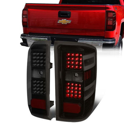 LED Tail Lights (Tinted)<br>14-19 Silverado Sierra 1500 2500HD 3500HD