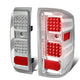 D-Motoring - 14-17 Chevy Silverado/GMC Sierra  Tail Lights - Rear LED - Chrome Housing - Clear Lens - Plug-n-play - Pair - 1