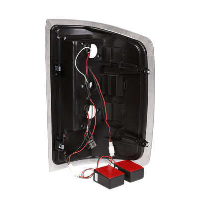 D-Motoring - 14-17 Chevy Silverado/GMC Sierra  Tail Lights - Rear LED - Chrome Housing - Clear Lens - Plug-n-play - Pair - 6