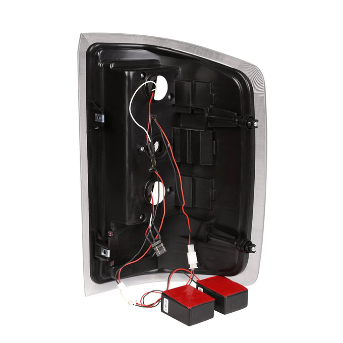 D-Motoring - 14-17 Chevy Silverado/GMC Sierra  Tail Lights - Rear LED - Chrome Housing - Clear Lens - Plug-n-play - Pair - 6