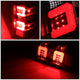 D-Motoring - 14-17 Chevy Silverado/GMC Sierra  Tail Lights - Red LED Bar - Black Housing - Smoked Lens - Plug-n-play - Pair - 3