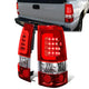 3D LED C-Bar Tail Lights(Red)<br>99-03 Silverado Sierra 1500 2500 3500