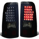 D-Motoring - Tail lights - LED - Black Housing - Smoked Lens - Plug-n-Play - Pair - Chevy Silverado 1500(HD) / 2500(HD) / 3500(HD) / Sierra 1500(HD) / 2500(HD) - 1