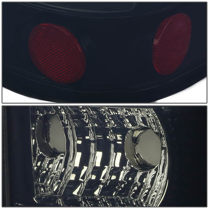 D-Motoring - Tail lights - LED - Black Housing - Smoked Lens - Plug-n-Play - Pair - Chevy Silverado 1500(HD) / 2500(HD) / 3500(HD) / Sierra 1500(HD) / 2500(HD) - 4
