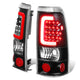 D-Motoring - Tail lights - 3D LED Red Bar - Black Housing - Clear lens - Plug-n-Play - Pair - Chevy Silverado 1500(HD) / 2500(HD) / 3500(HD) / Sierra 1500(HD) / 2500(HD) - 1