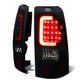 D-Motoring - Tail lights - 3D LED Red Bar - Black Housing - Smoked Lens - Plug-n-Play - Pair - Chevy Silverado 1500(HD) / 2500(HD) / 3500(HD) / Sierra 1500(HD) / 2500(HD) - 1