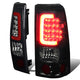 D-Motoring - Tail lights - 3D LED Red Bar - Chrome Housing - Smoked Lens - Plug-n-Play - Pair - Chevy Silverado 1500(HD) / 2500(HD) / 3500(HD) / Sierra 1500(HD) / 2500(HD) - 1