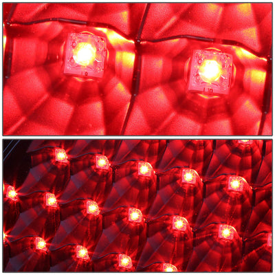 D-Motoring - Tail lights - LED - Black Housing - Clear lens - Plug-n-Play - Pair - Dodge Ram 1500 / 2500 / 3500 - 3