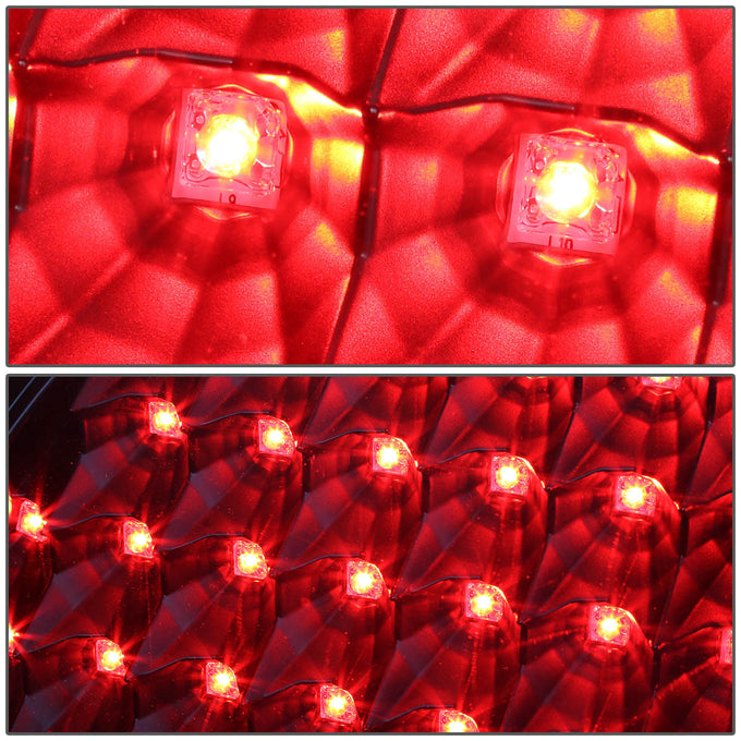 D-Motoring - Tail lights - LED - Black Housing - Clear lens - Plug-n-Play - Pair - Dodge Ram 1500 / 2500 / 3500 - 3