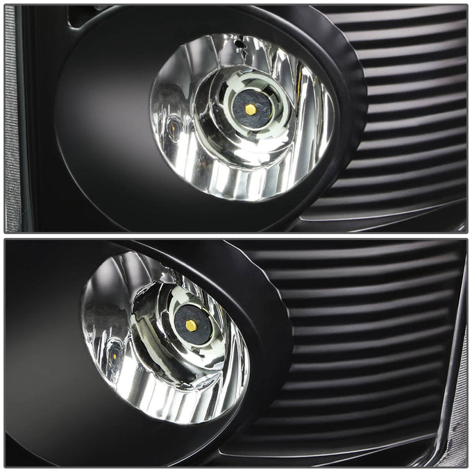 D-Motoring - Tail lights - LED - Black Housing - Clear lens - Plug-n-Play - Pair - Dodge Ram 1500 / 2500 / 3500 - 4