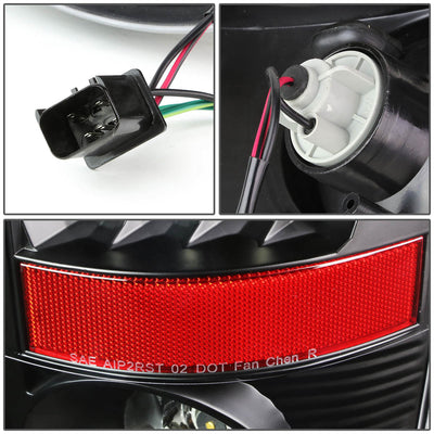 D-Motoring - Tail lights - LED - Black Housing - Clear lens - Plug-n-Play - Pair - Dodge Ram 1500 / 2500 / 3500 - 5