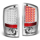 D-Motoring - Tail lights - LED - Chrome Housing - Clear lens - Plug-n-Play - Pair - Dodge Ram 1500 / 2500 / 3500 - 1