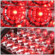 D-Motoring - Tail lights - LED - Chrome Housing - Clear lens - Plug-n-Play - Pair - Dodge Ram 1500 / 2500 / 3500 - 3