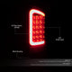 D-Motoring - Tail lights - 3D LED Red C-Bar - Black Housing - Smoked Lens - Plug-n-Play - Pair - Dodge Ram 1500 / 2500 / 3500 - 2