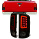 LED Red C-Bar Tail Lights(Tinted)<br>02-06 Dodge Ram 1500 2500 3500