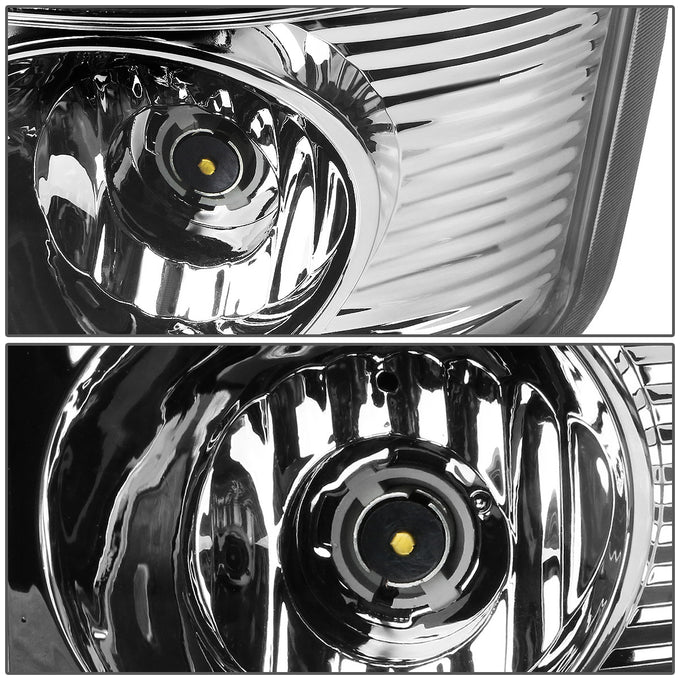 D-Motoring - Tail lights - 3D LED Red C-Bar - Chrome Housing - Red Lens - Plug-n-Play - Pair - Dodge Ram 1500 / 2500 / 3500 - 5