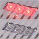 D-Motoring - Tail lights - 3D LED Red C-Bar - Chrome Housing - Clear lens - Plug-n-Play - Pair - Dodge Ram 1500 / 2500 / 3500 - 6