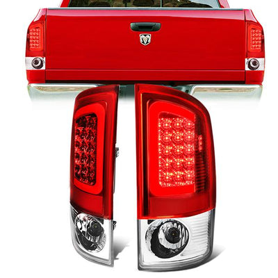 3D LED C-Bar Tail Lights(Red)<br>07-09 Dodge Ram 1500 2500 3500