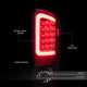 D-Motoring - Tail lights - 3D LED Red C-Bar - Chrome Housing - Smoked Lens - Plug-n-Play - Pair - Dodge Ram 1500 / 2500 / 3500 - 2