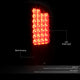 D-Motoring - Tail lights - LED - Black Housing - Clear lens - Plug-n-Play - Pair - Dodge Ram 1500 / 2500 / 3500 - 2