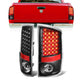 Full LED Tail Lights(Black)<br>07-09 Dodge Ram 1500 2500 3500