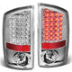 D-Motoring - Tail lights - LED - Chrome Housing - Clear lens - Plug-n-Play - Pair - Dodge Ram 1500 / 2500 / 3500 - 1