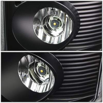 D-Motoring - Tail lights - 3D LED Red Bar - Black Housing - Clear lens - Plug-n-Play - Pair - Dodge Ram 1500 / 2500 / 3500 - 5