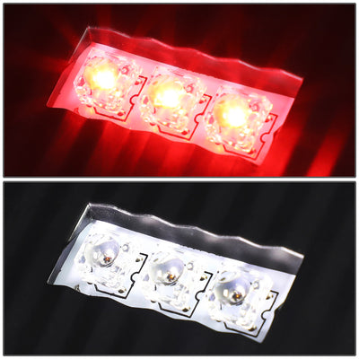 D-Motoring - Tail lights - 3D LED Red Bar - Black Housing - Clear lens - Plug-n-Play - Pair - Dodge Ram 1500 / 2500 / 3500 - 6