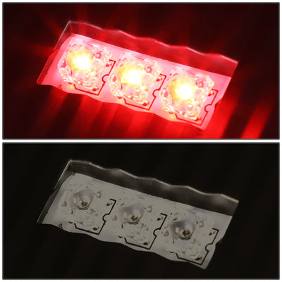 D-Motoring - Tail lights - 3D LED Red Bar - Black Housing - Smoked Lens - Plug-n-Play - Pair - Dodge Ram 1500 / 2500 / 3500 - 6