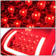 D-Motoring - Tail lights - 3D LED Red Bar - Chrome Housing - Red Lens - Plug-n-Play - Pair - Dodge Ram 1500 / 2500 / 3500 - 3