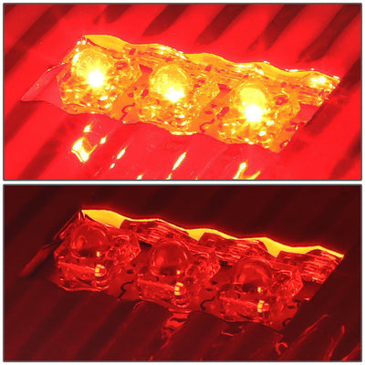 D-Motoring - Tail lights - 3D LED Red Bar - Chrome Housing - Red Lens - Plug-n-Play - Pair - Dodge Ram 1500 / 2500 / 3500 - 6