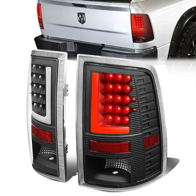 3D LED L-Bar Brake Tail Lights (Black)<br>09-17 Dodge Ram 1500 2500 3500