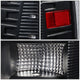 D-Motoring - Tail lights - C-Shape 3D LED - Black Housing - Clear lens - Plug-n-Play - Pair - Dodge Ram 1500 / 2500 / 3500 - 4
