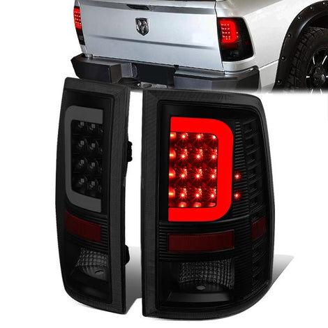 3D LED L-Bar Brake Tail Lights (Tinted)<br>09-17 Dodge Ram 1500 2500 3500