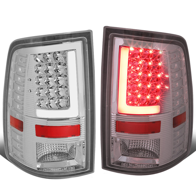 3D LED L-Bar Tail Lights(Chrome)<br>09-17 Dodge Ram 1500 2500 3500