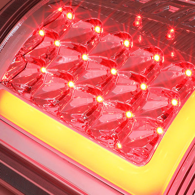 D-Motoring - Tail lights - 3D LED L-Bar - Chrome Housing - Clear Lens - Plug-n-Play - Pair - Dodge Ram 1500 / 2500 / 3500 - 3