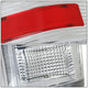 D-Motoring - Tail lights - 3D LED L-Bar - Chrome Housing - Clear Lens - Plug-n-Play - Pair - Dodge Ram 1500 / 2500 / 3500 - 4