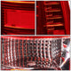 D-Motoring - Tail lights - C-Shape 3D LED - Chrome Housing - Red Lens - Plug-n-Play - Pair - Dodge Ram 1500 / 2500 / 3500 - 4
