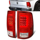 3D LED C-Bar Tail Lights(Red)<br>09-17 Dodge Ram 1500 2500 3500