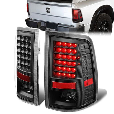 LED Tail Lights (Black)<br>09-17 Dodge Ram 1500 2500 3500