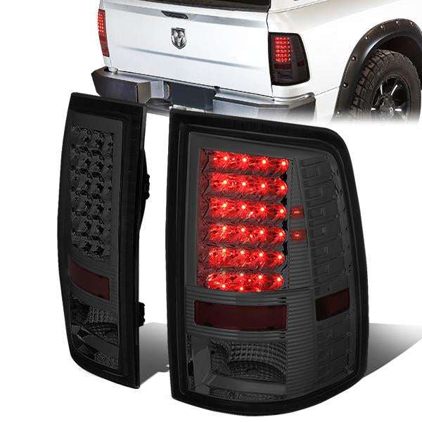 LED Tail Lights (Smoked)09-17 Dodge Ram 1500 2500 3500 - CA Auto Parts