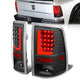 LED Red L-Bar Tail Lights(Black)<br>07-09 Dodge Ram 1500 2500 3500