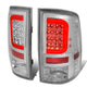 D-Motoring - Tail lights - Red C-Shape 3D LED - Chrome Housing - Clear Lens - Plug-n-Play - Pair - Dodge Ram 1500 / 2500 / 3500 - 1