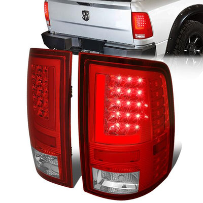 LED Red L-Bar Tail Lights(Red)<br>07-09 Dodge Ram 1500 2500 3500
