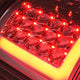 D-Motoring - Tail lights - Red LED L-Bar - Chrome Housing - Smoked Lens - Plug-n-Play - Pair - Dodge Ram 1500 / 2500 / 3500 - 3