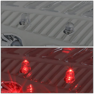 D-Motoring - Tail lights - Red LED L-Bar - Chrome Housing - Smoked Lens - Plug-n-Play - Pair - Dodge Ram 1500 / 2500 / 3500 - 5